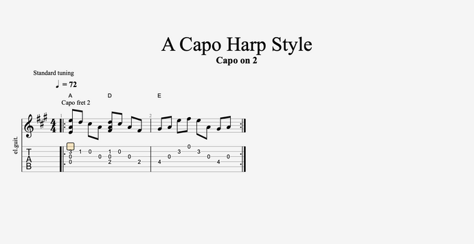 Lick of the week - capos part 2